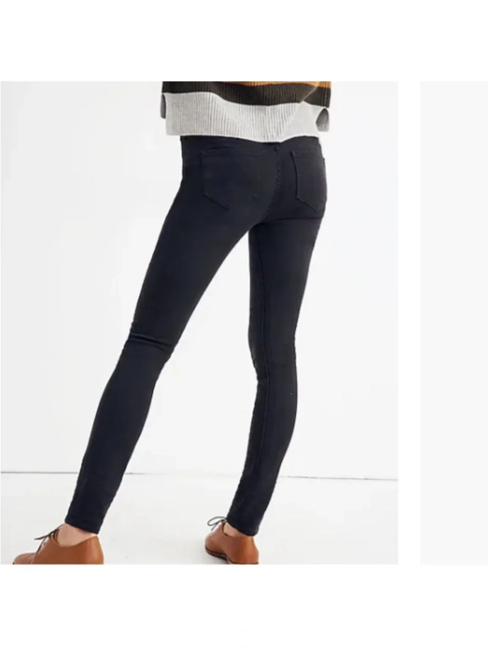 Madewell Maternity Skinny Black Jeans Like New Size 27